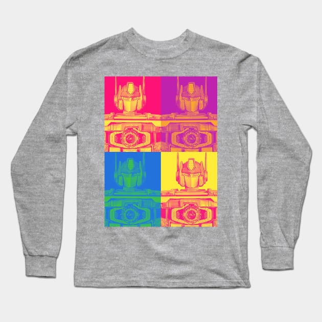 Pop Art Optimus Long Sleeve T-Shirt by TF Multiverse